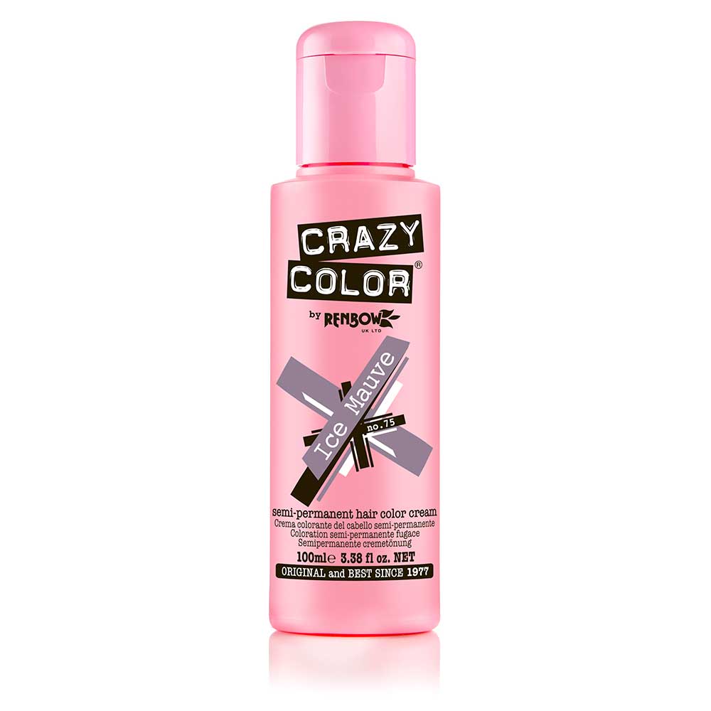 Crazy Color - Ice Mauve Metallic Semi permanente haarverf - Paars